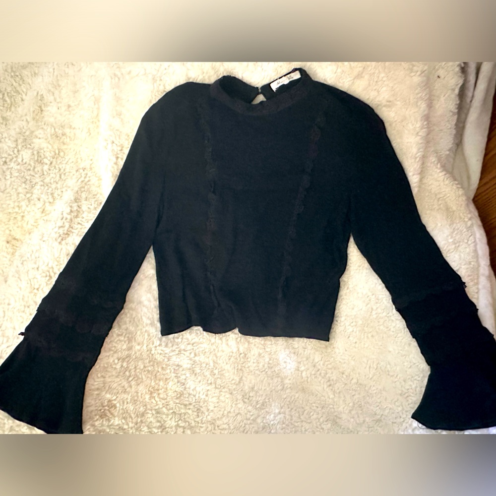 Honey Belle black blouse